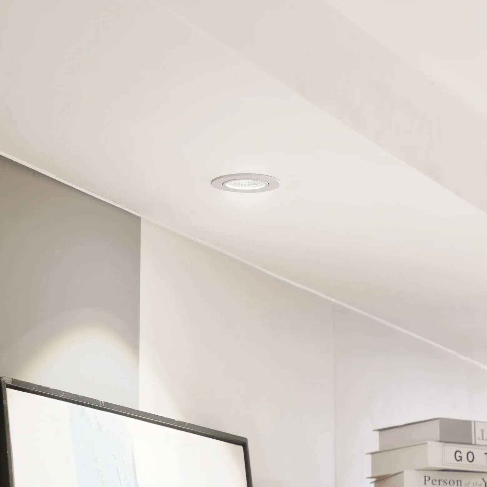 Arcchio LED downlight Zarik, blanco, 4.000K