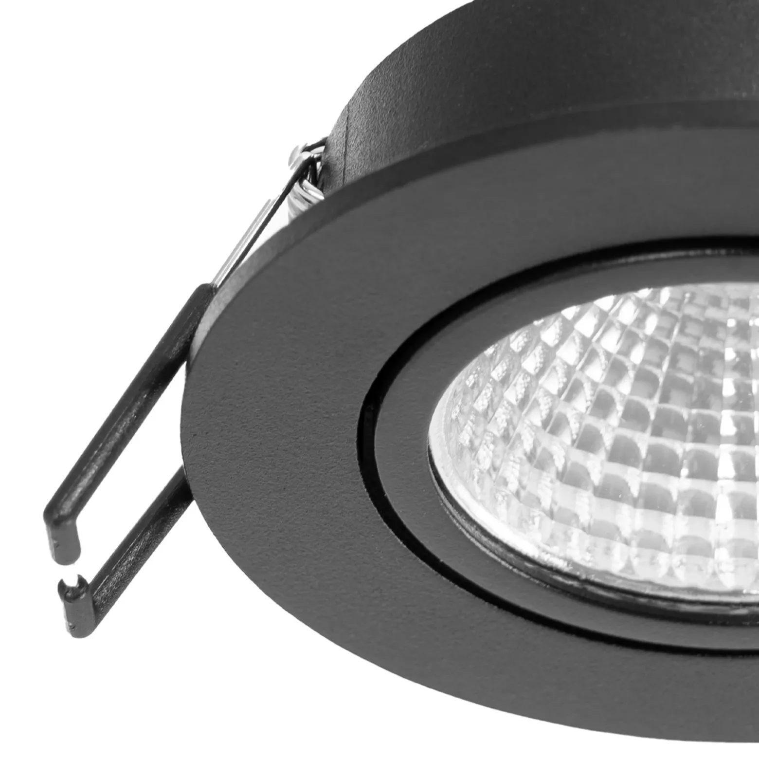 Arcchio LED downlight Zarik, negro, 4.000K