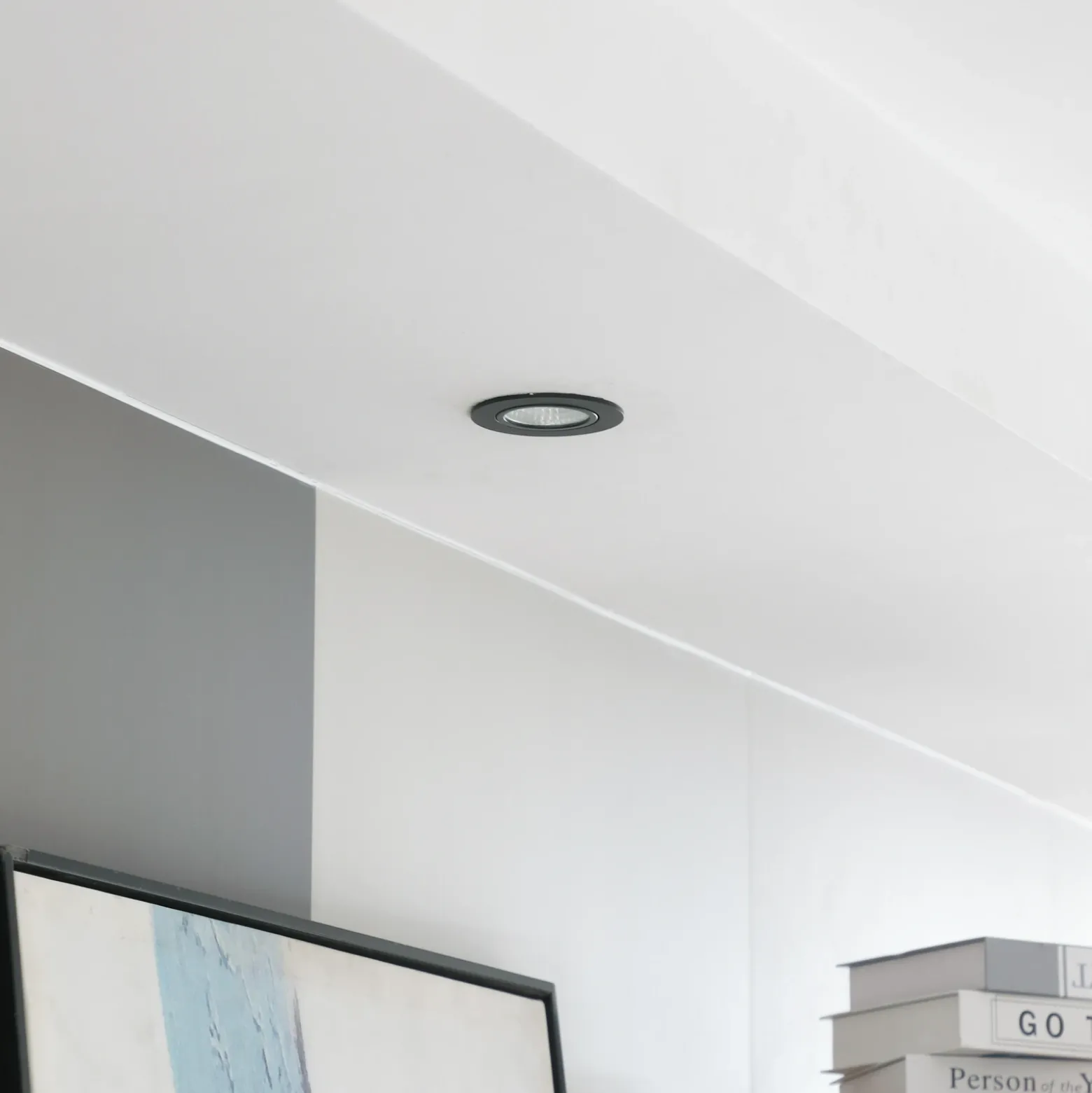 Arcchio LED downlight Zarik, negro, 4.000K