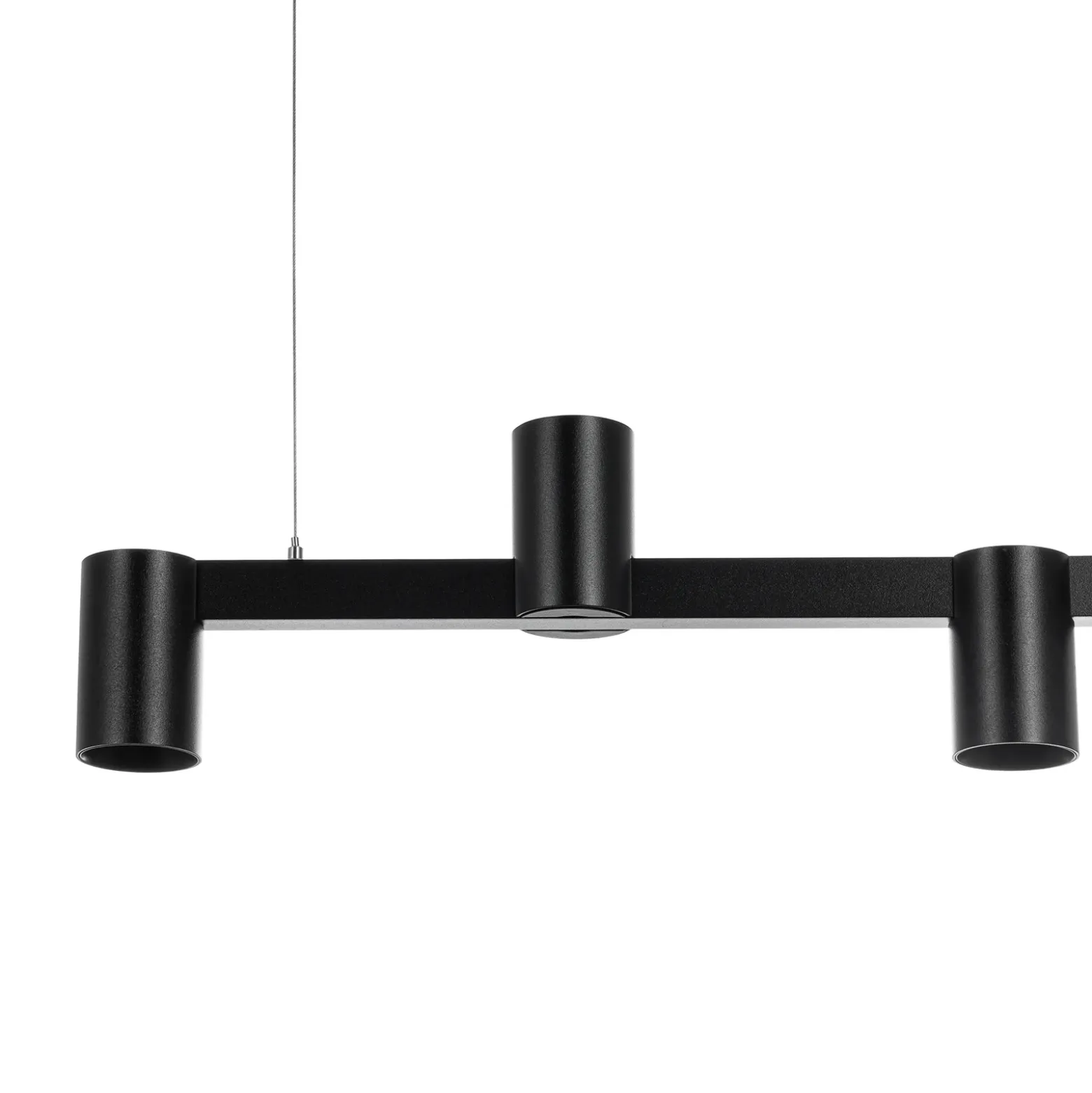 Arcchio Lámpara colgante Brinja, negro, 120 cm, 5 luces, GU10