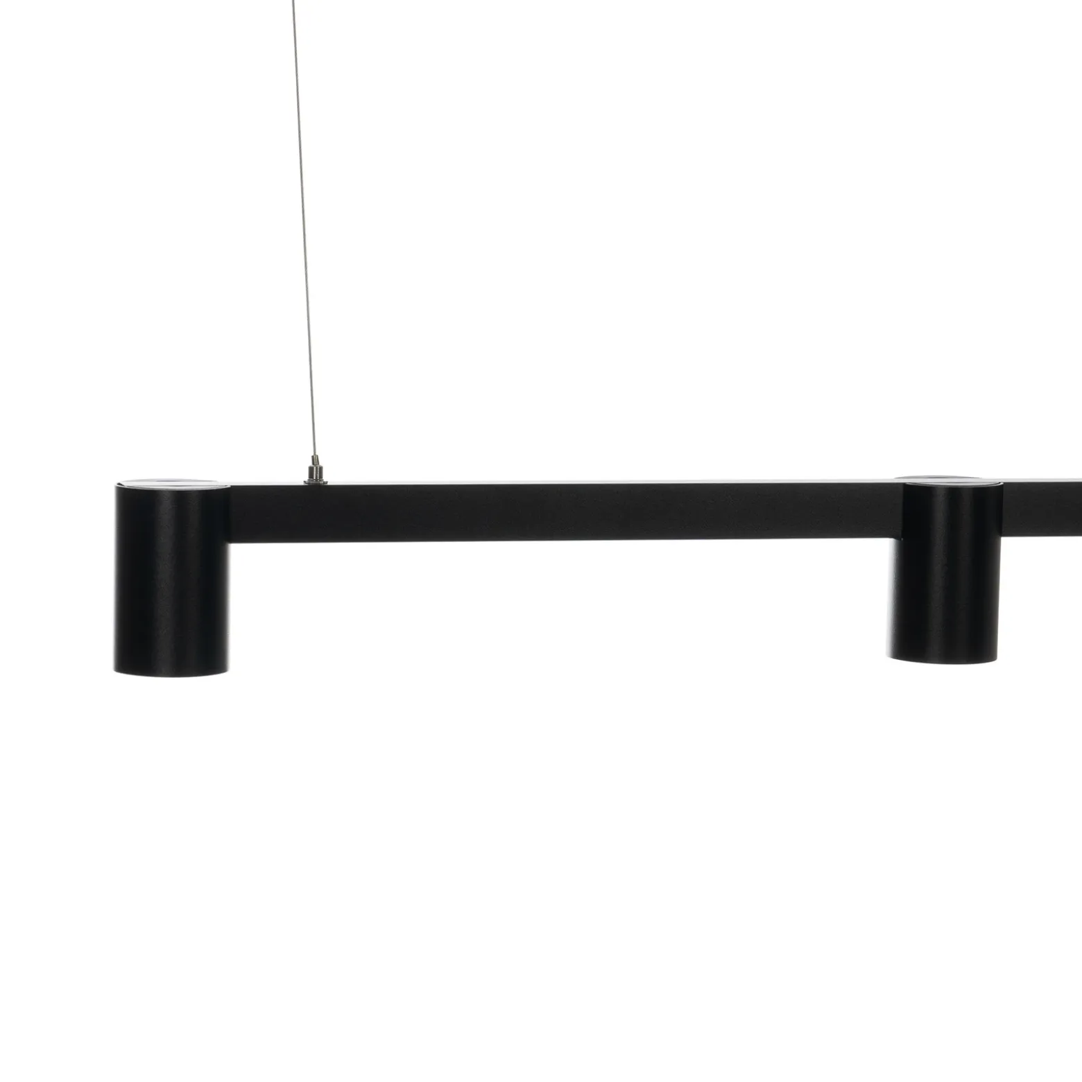 Arcchio Lámpara colgante Brinja, negro, 90 cm, 3 luces, GU10