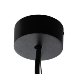 Arcchio Lámpara colgante Brinja, negro, 90 cm, 3 luces, GU10