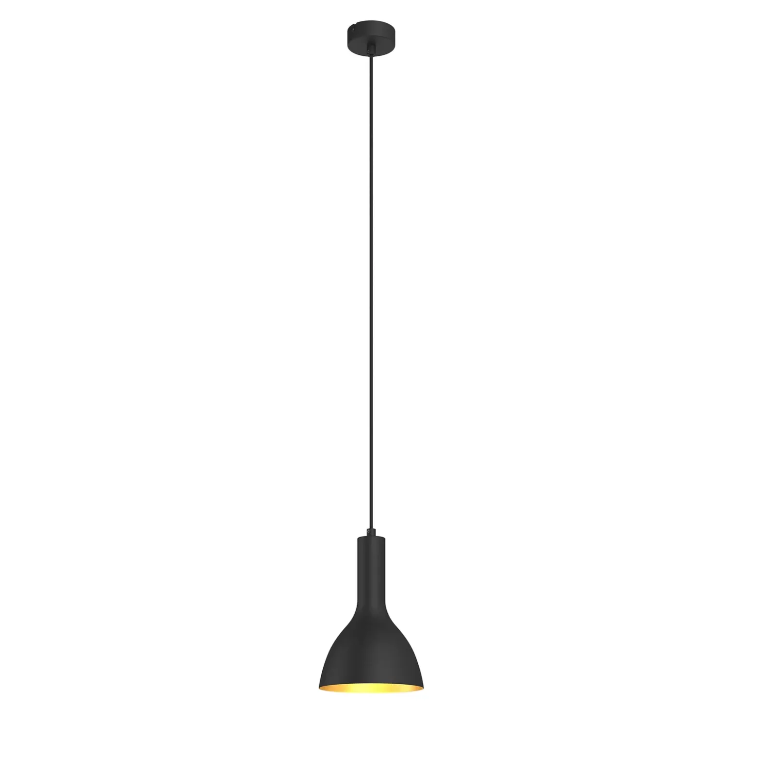 Arcchio Lámpara colgante Cosmina, 1 luz, negro, metal