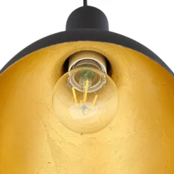 Arcchio Lámpara colgante Cosmina, 3 luces, longitud 90 cm, negro