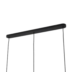 Arcchio Lámpara colgante Cosmina, 3 luces, longitud 90 cm, negro