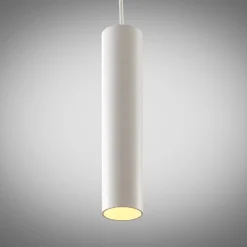 Arcchio lámpara colgante Ejona, altura 27 cm, blanco, aluminio