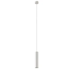 Arcchio lámpara colgante Ejona, altura 27 cm, blanco, aluminio