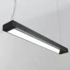 Arcchio lámpara colgante LED Cuna, 92 cm, negro, metal
