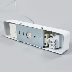 Arcchio lámpara colgante LED de oficina Samu, arriba/abajo, atenuable, aluminio