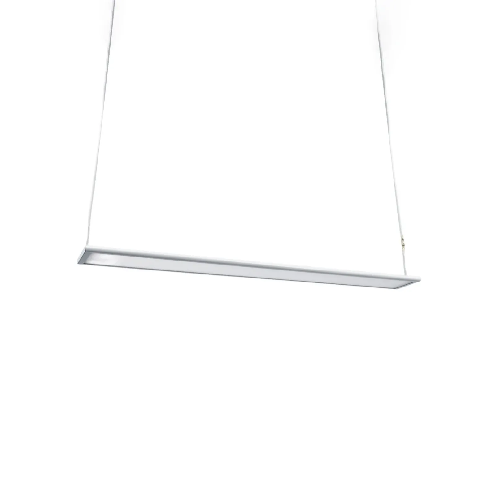 Arcchio lámpara colgante LED de oficina Samu, arriba/abajo, atenuable, aluminio