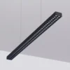 Arcchio lámpara colgante LED de oficina Jolinda, negra, 118cm, arriba/abajo