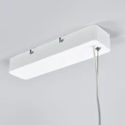 Arcchio lámpara colgante LED de oficina Samu, arriba/abajo, atenuable, aluminio