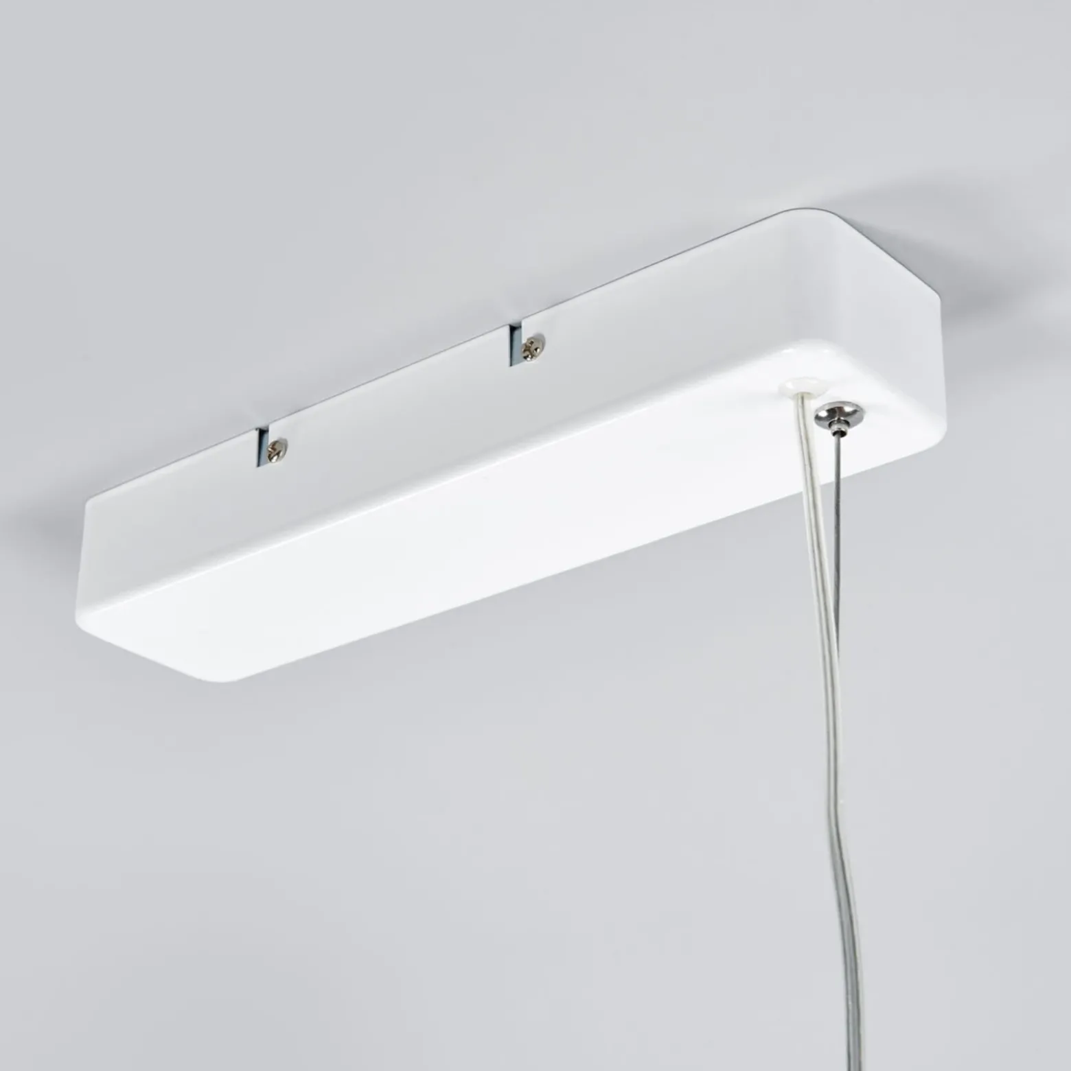Arcchio lámpara colgante LED de oficina Samu, arriba/abajo, atenuable, aluminio