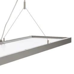 Arcchio lámpara colgante LED Dorean, plata, metal, 120cm