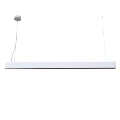 Arcchio lámpara colgante LED de oficina Jolinda slim, metal, arriba/abajo