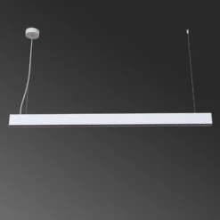 Arcchio lámpara colgante LED de oficina Jolinda slim, metal, arriba/abajo