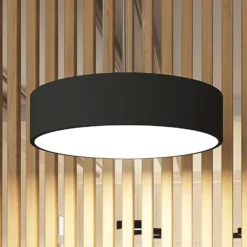 Arcchio lámpara colgante LED Noabelle, negra, 40 cm, metal
