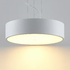 Arcchio lámpara colgante LED Noabelle, Ø 40 cm, blanco, metal