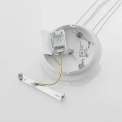 Arcchio lámpara colgante LED Noabelle, Ø 40 cm, blanco, metal