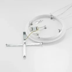 Arcchio lámpara colgante LED Noabelle, Ø 80 cm, blanco, metal