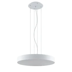 Arcchio lámpara colgante LED Noabelle, Ø 80 cm, blanco, metal