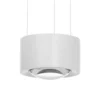 Arcchio Lámpara colgante LED Rotari, lente, arriba/abajo, blanca