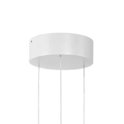 Arcchio Lámpara colgante LED Rotari, lente, arriba/abajo, blanca
