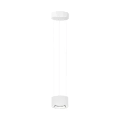Arcchio Lámpara colgante LED Rotari, lente, arriba/abajo, blanca