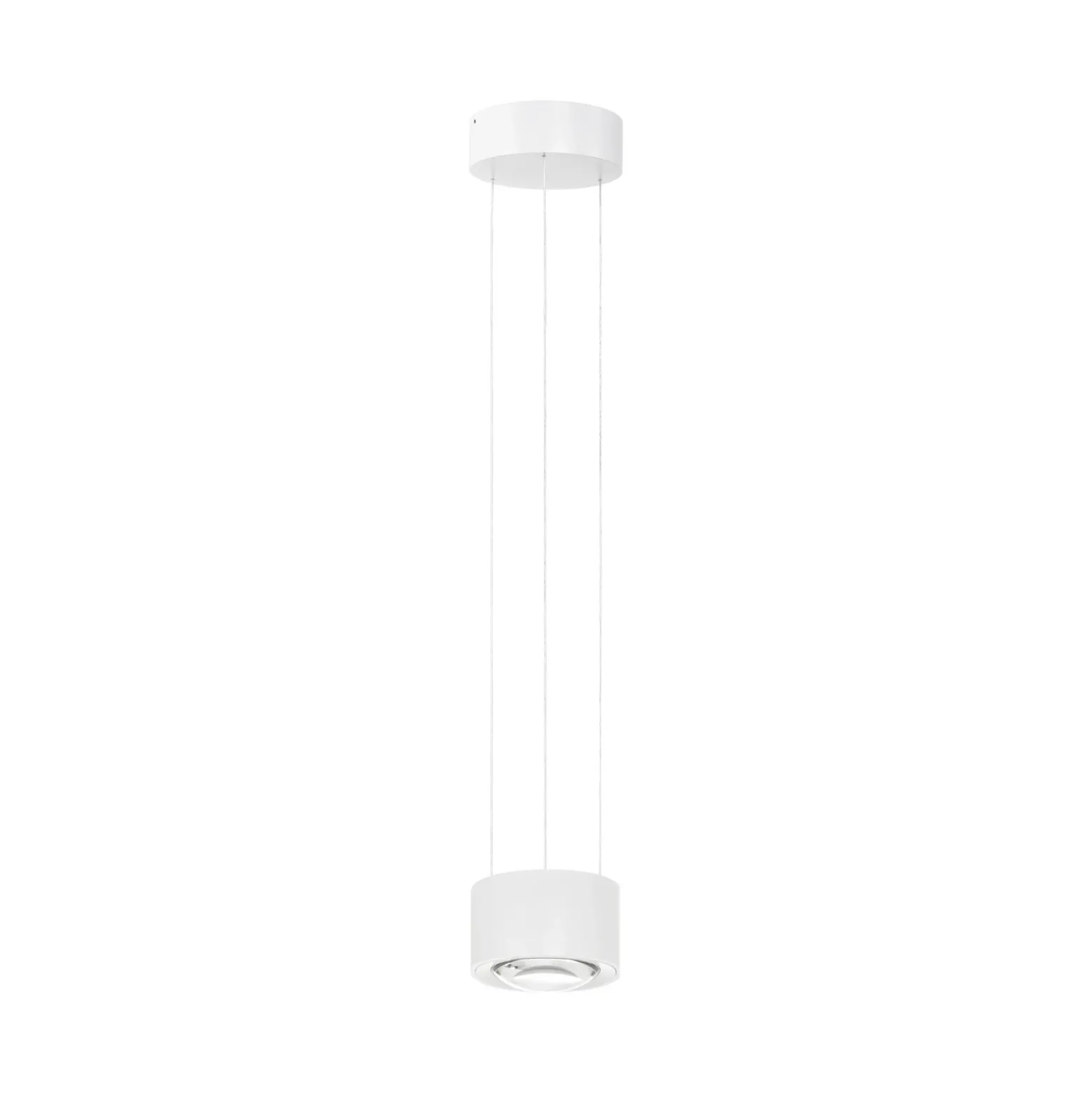 Arcchio Lámpara colgante LED Rotari, lente, arriba/abajo, blanca
