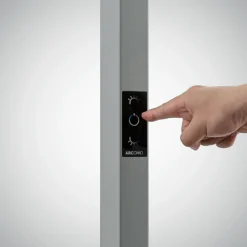 Arcchio lámpara de pie LED Logan Ultra, 4.000K, sensor, atenuable