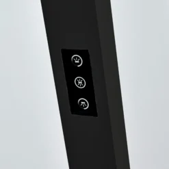 Arcchio Lámpara de pie LED para oficina Jolinda, negra, 4000 K, sensor