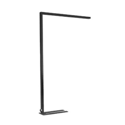 Arcchio Lámpara de pie LED para oficina Jolinda, negra, 4000 K, sensor