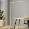 Arcchio lámpara de pie LED para oficina Tamilo, blanco, metal, 194 cm