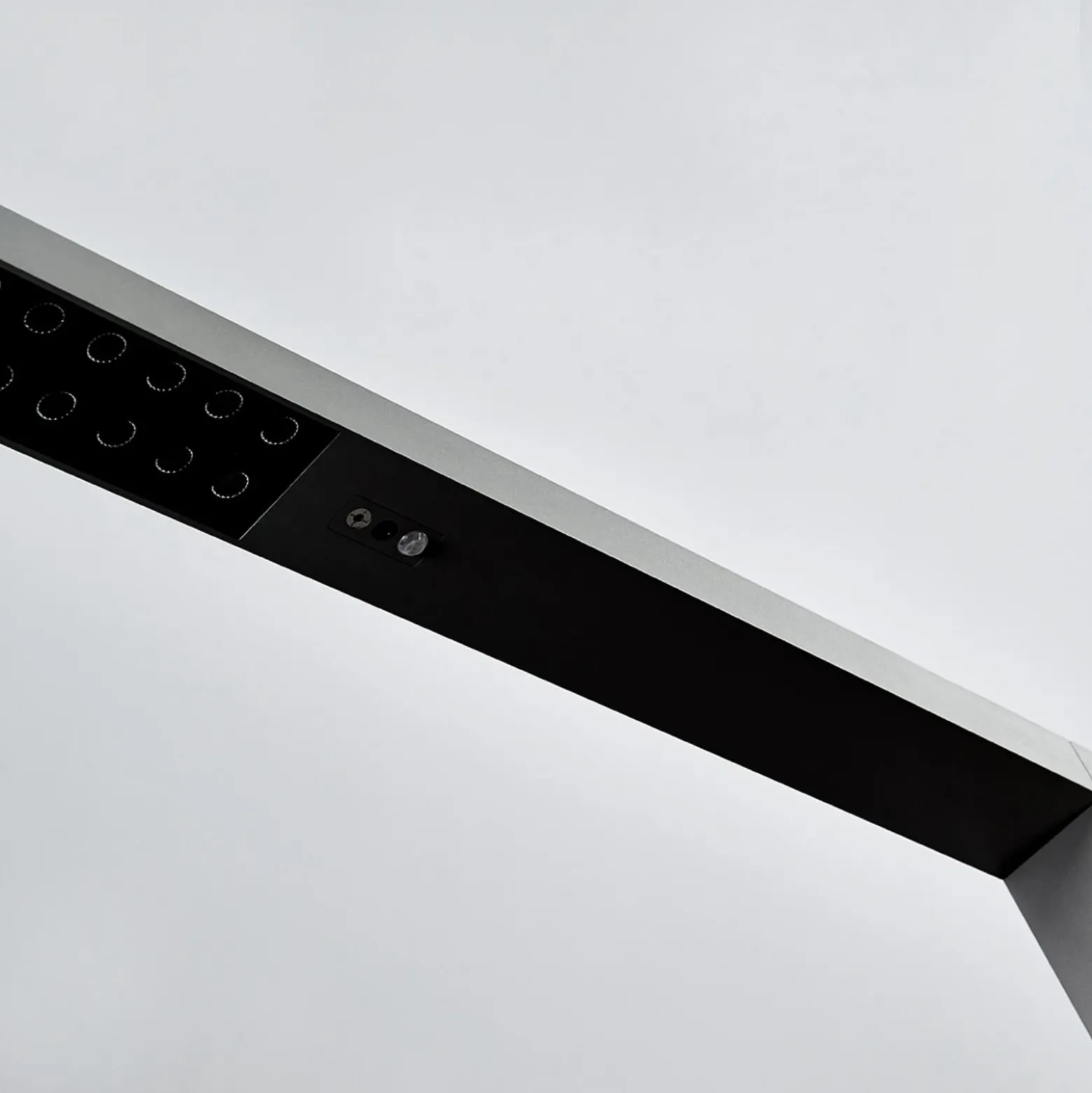 Arcchio lámpara de pie LED para oficina Jolinda, plata, CCT, sensor,