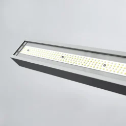 Arcchio lámpara de pie LED para oficina Jolinda, plata, CCT, sensor,