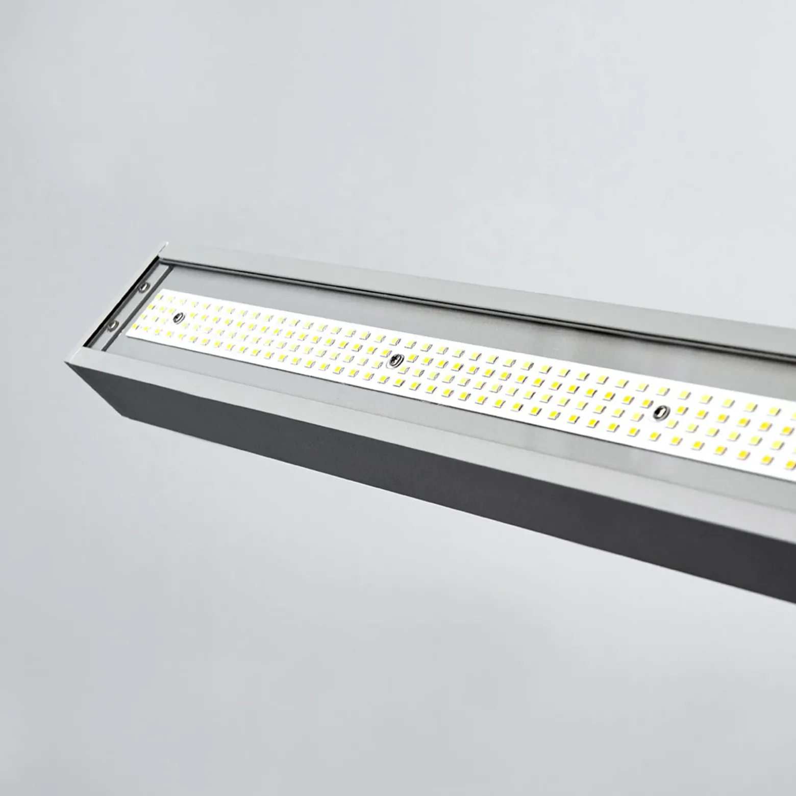Arcchio lámpara de pie LED para oficina Jolinda, plata, CCT, sensor,