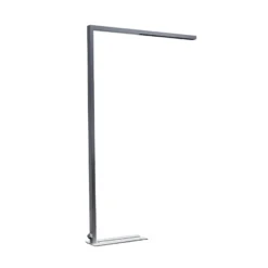 Arcchio lámpara de pie LED para oficina Jolinda, plata, CCT, sensor,