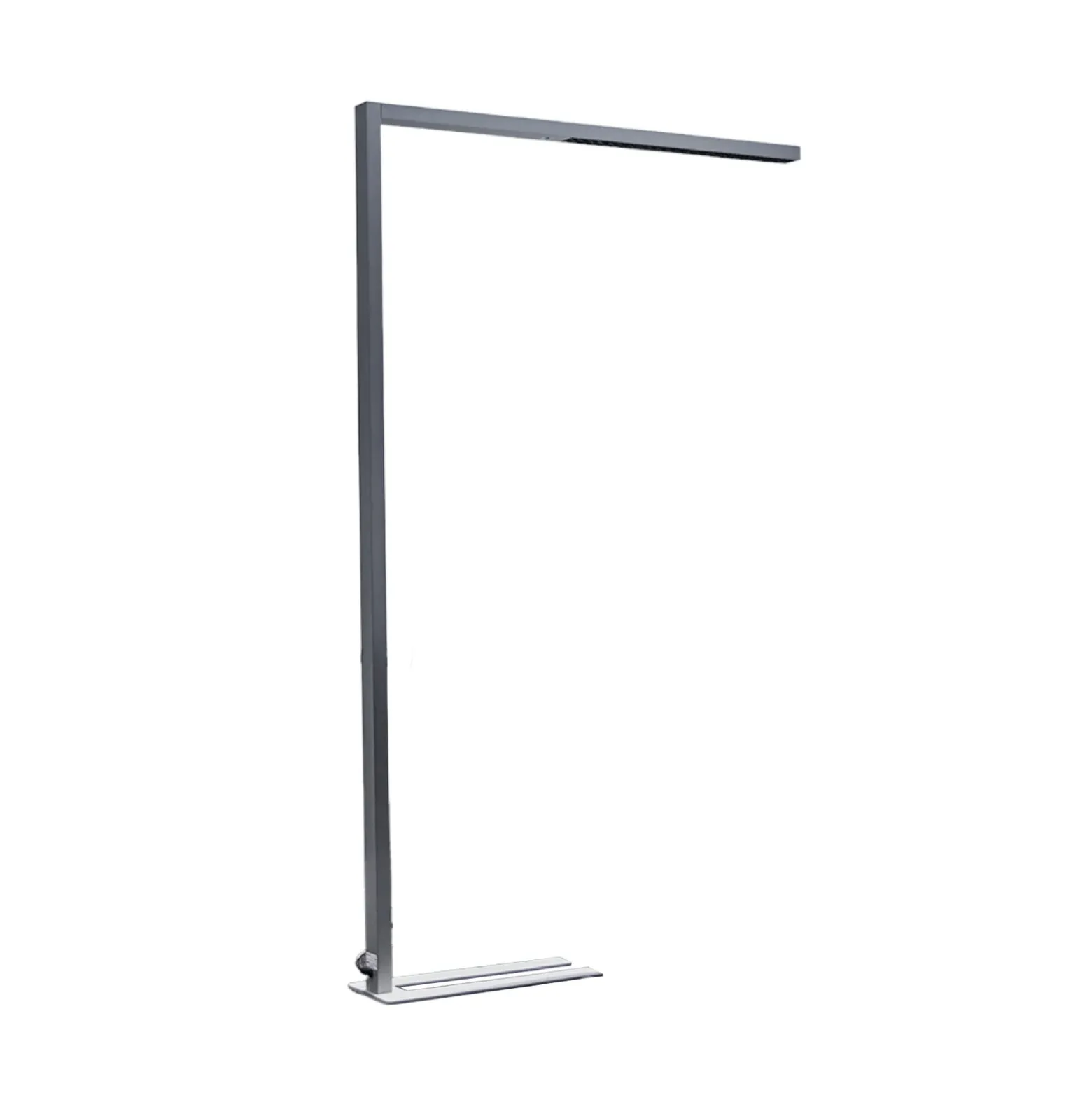Arcchio lámpara de pie LED para oficina Jolinda, plata, CCT, sensor,