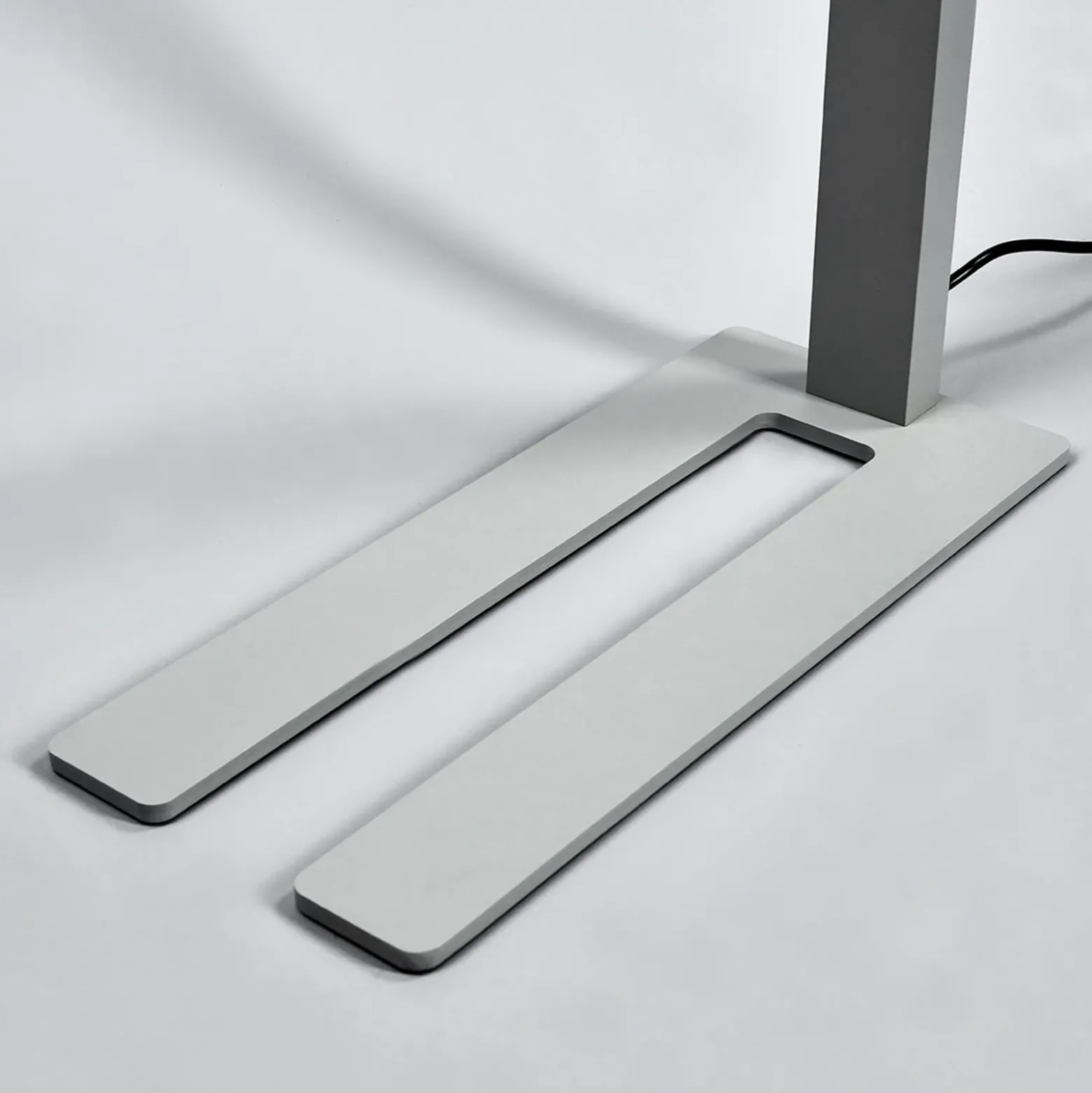 Arcchio lámpara de pie LED para oficina Jolinda, plata, CCT, sensor,