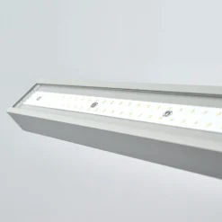 Arcchio Lámpara de pie LED para oficina Jolinda, set de 2, plata, 4.000 K