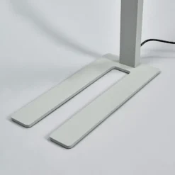 Arcchio Lámpara de pie LED para oficina Jolinda, set de 2, plata, 4.000 K