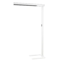 Arcchio lámpara de pie LED para oficina Susi, blanca, sensor, regulador táctil