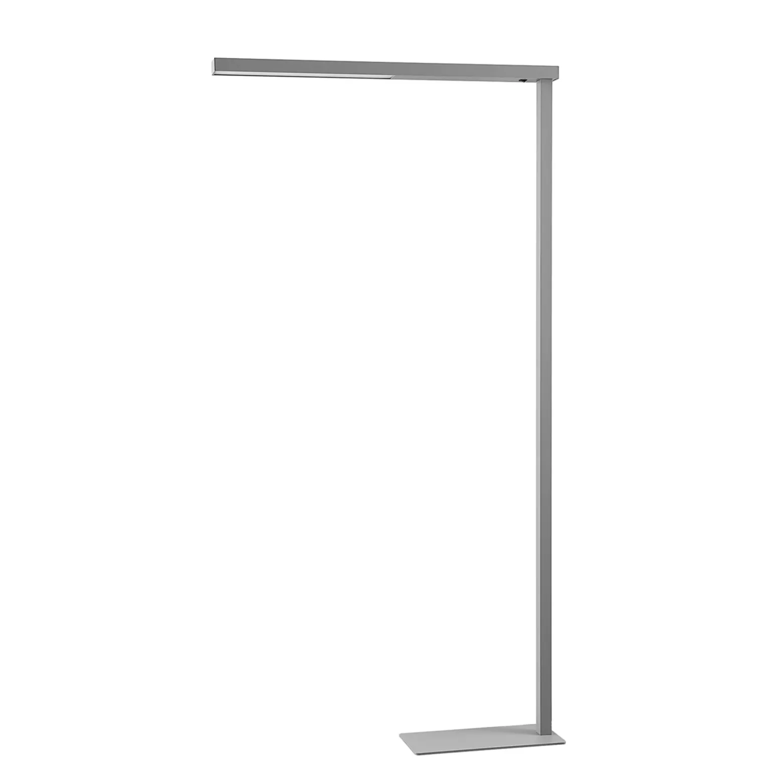 Arcchio lámpara de pie LED para oficina Tamilo, plata, metal, 194cm