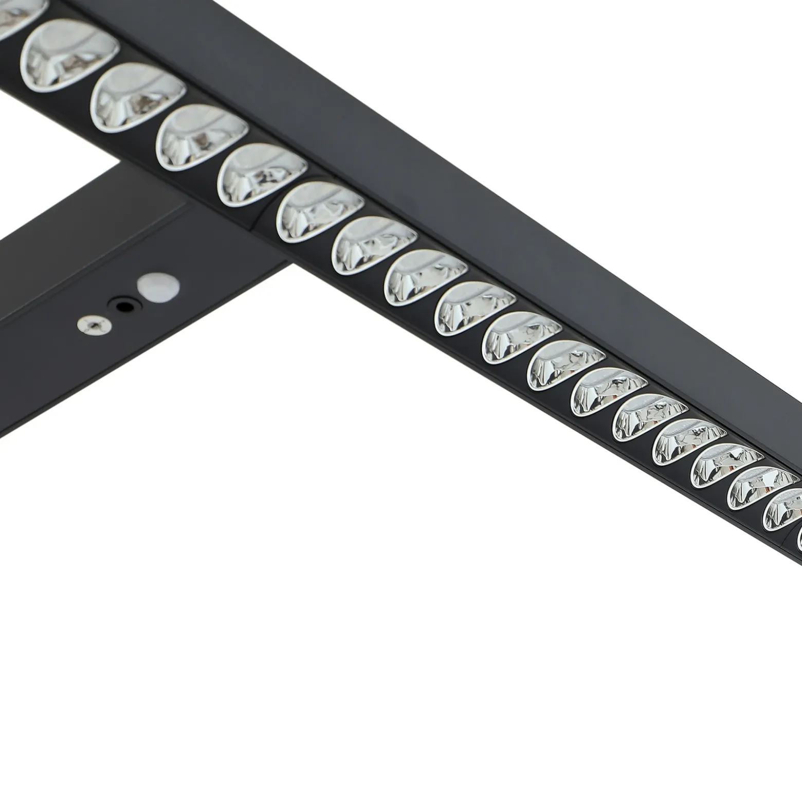 Arcchio Lámpara de pie LED para oficina Jolinda, en forma de T, negra, 4.000 K