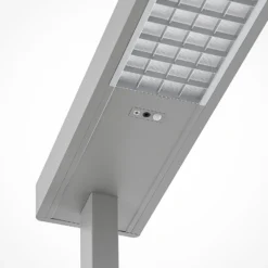 Arcchio lámpara de pie LED para oficina Susi, plata, sensor, regulador táctil