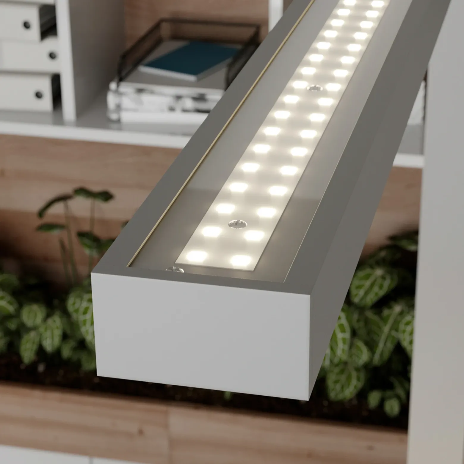 Arcchio lámpara de pinza LED Jolinda, plata, metal, atenuable