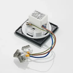 Arcchio Lámpara empotrable LED Vexi, 7,8 cm x 7,8 cm, negra, CCT