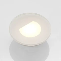 Arcchio Lámpara empotrable LED Vexi, Ø 7,8 cm, blanca, aluminio, CCT