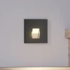 Arcchio Lámpara empotrable LED Vexi, 7,5 cm x 7,5 cm, negra, CCT