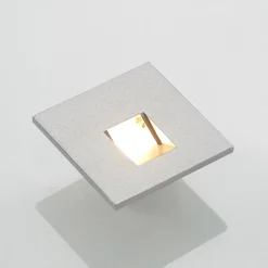 Arcchio Lámpara empotrable LED Vexi, 7,5 cm x 7,5 cm, plata, CCT